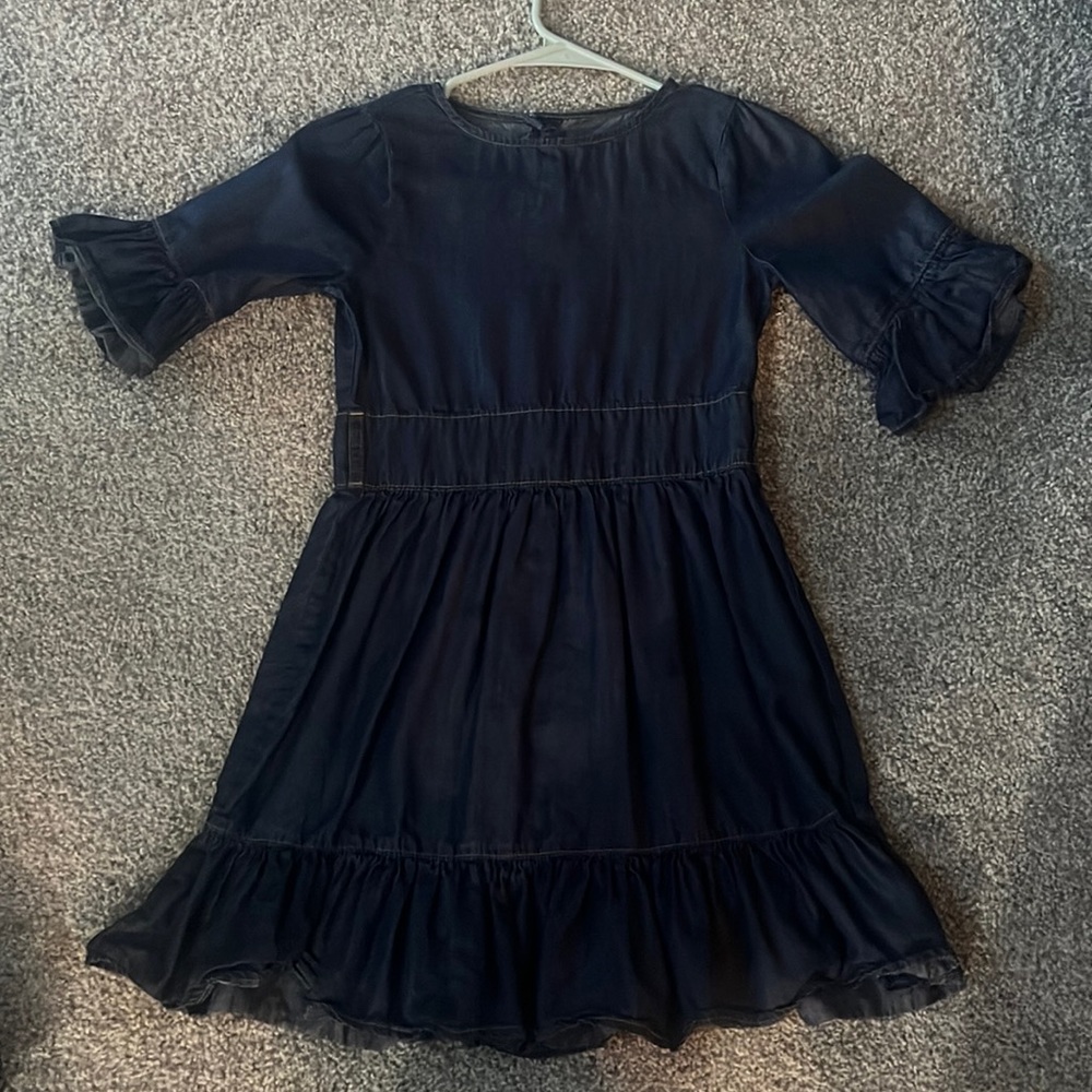 Blue denim dress